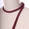 1 Yard 7mm Burgundy Silky Satin Rope Trim for Curtains Pillows and Sewing